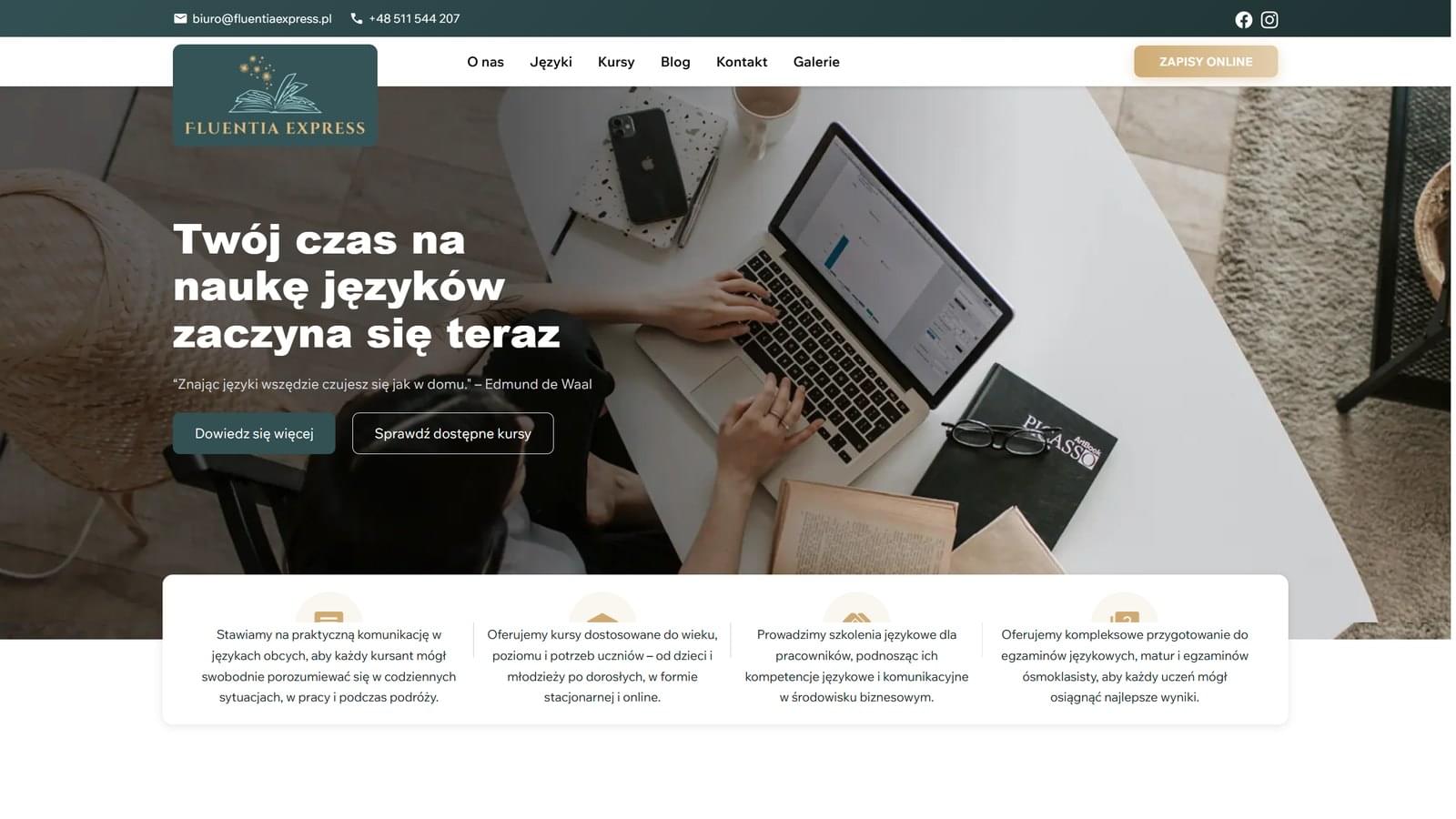 Projekt Fluentia Express wykonany przez Intex Studio