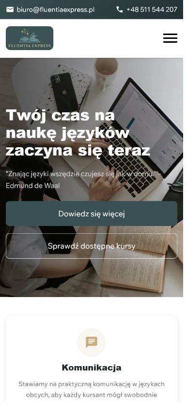 Widok mobilny: Fluentia Express