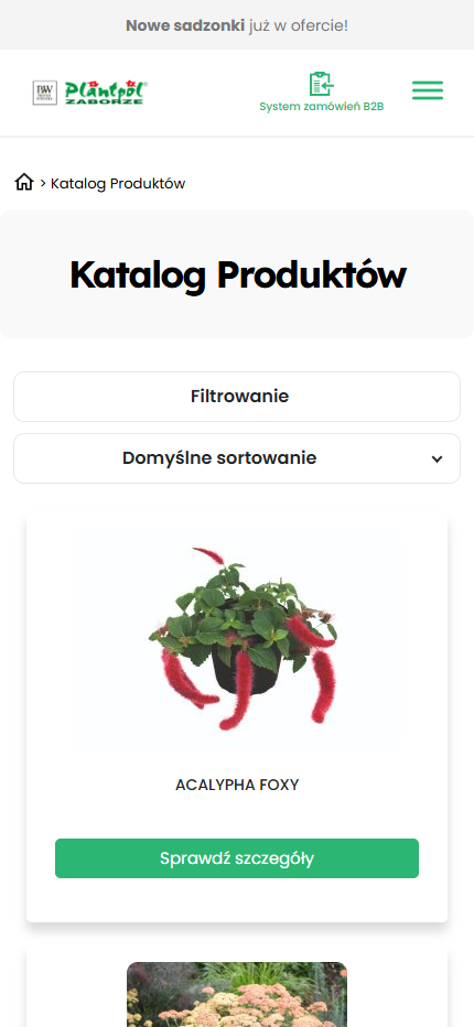 Mobilny katalog produktów Plantpol